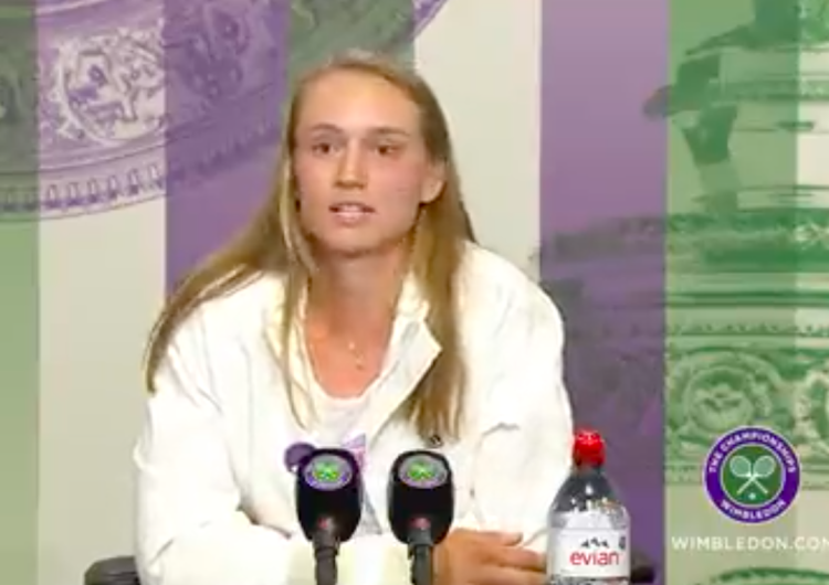 Padło pytanie o Putina. Mistrzyni Wimbledonu ucieka: