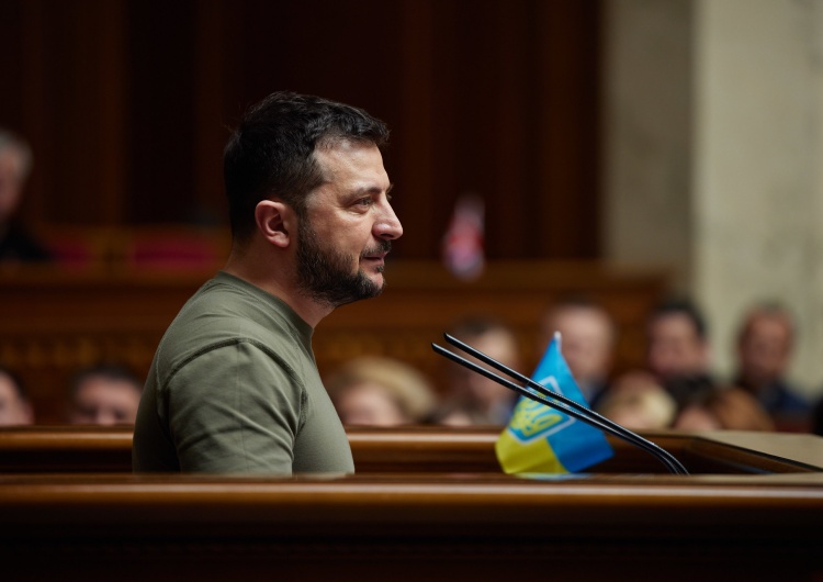 Wołodymyr Zełenski wniósł do parlamentu projekt ustawy o specjalnym statusie obywateli Polski na Ukrainie