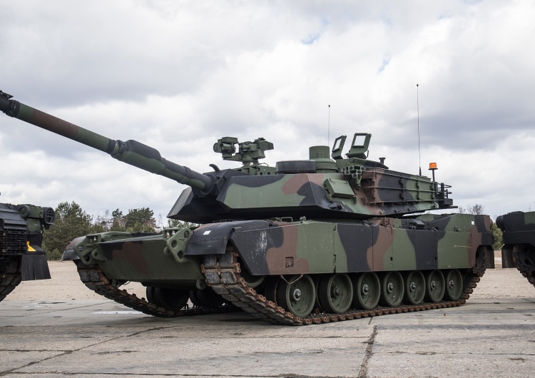 Czołg Abrams w polskich barwach