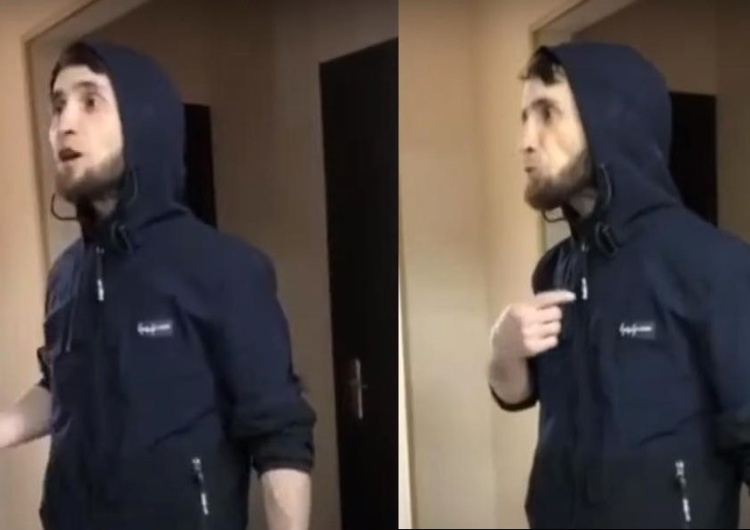 Czeczen zrobił awanturę w sklepie  Czeczen nie wytrzymał i zrobił awanturę w sklepie. Za karę chcą go wysłać na wojnę [WIDEO]