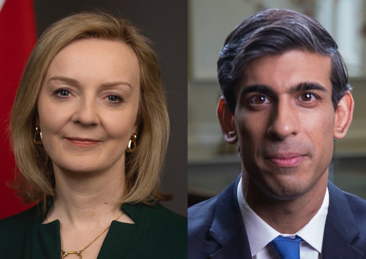 Liz Truss/ Rishi Sunak [Tylko u nas] Dr Rafał Brzeski: Kto będzie nowym premierem Wielkiej Brytanii? Będzie gorąco