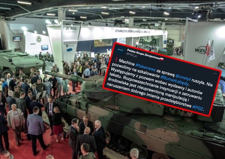 „Machina fake newsów”. PGZ odpowiada na publikację Onetu
