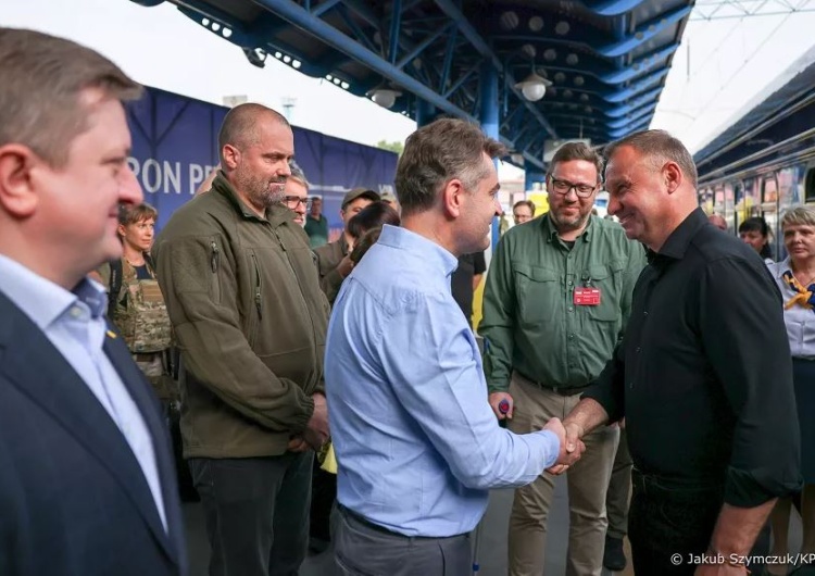 Prezydent RP Andrzej Duda przybył do Kijowa