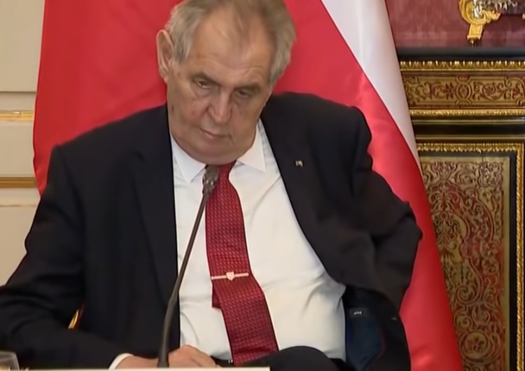Milos Zeman Prezydent Czech: Rosja nie zyskała nic, a straciła praktycznie wszystko