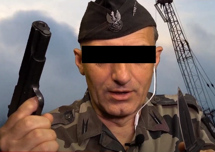 Obraz transmisji z udziałem Wojciecha O. Znany patostreamer Wojciech O. zatrzymany. „Policja wyciągnęła go z gospody”