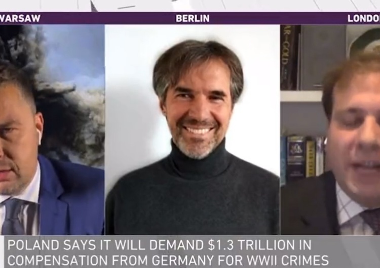 Michał Rachoń, prof. Ulrich Brueckner, Maximilian Hess „Niemcy mieli bliskich, którzy zginęli w polskich obozach koncentracyjnych”. Debata nt. reparacji w TV Al-Dżazira. Rachoń nie wytrzymał