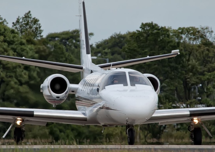 Cessna 551, zdjęcie poglądowe Katastrofa samolotu na Bałtyku. Akcja ratunkowa łotewskiej armii