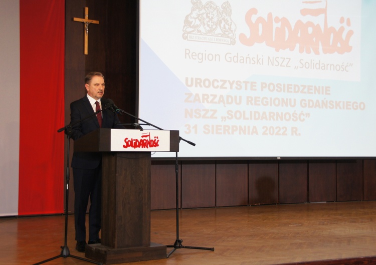 fot. P.Machnica Piotr Duda: Solidarność idzie zawsze drogą prawdy. Przemówienie w Sali BHP