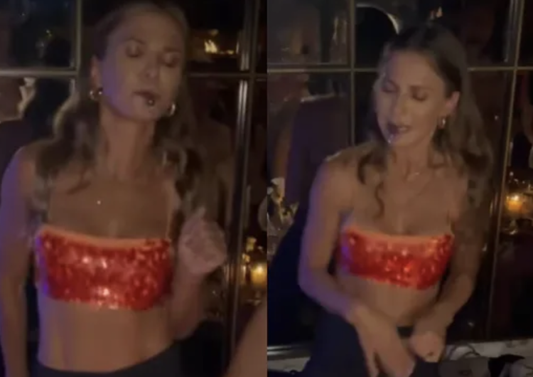  Tak Anna Lewandowska szalała na urodzinach w klubie [WIDEO]