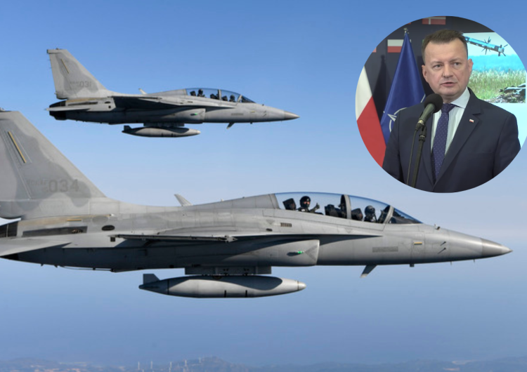 Szef MON podpisał umowę na zakup 48 koreańskich lekkich samolotów bojowych FA-50