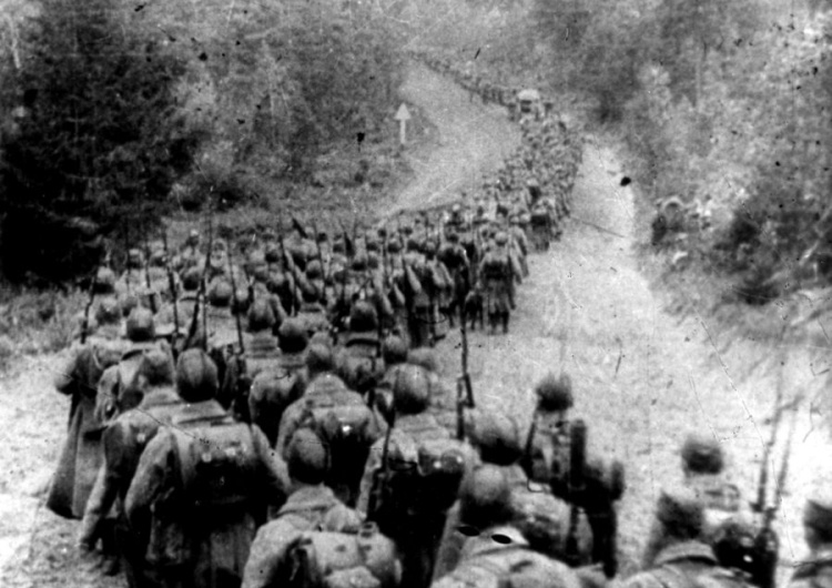 Sowiecka piechota wkraczająca do Polski 17 września 1939 [Tylko u nas] Marcin Bąk: Rosja 
