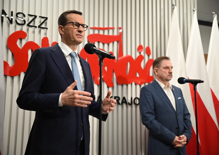 Mateusz Morawiecki: „Czerpiemy z propozycji Solidarności”. Zakończyło się spotkanie premiera z przedstawicielami