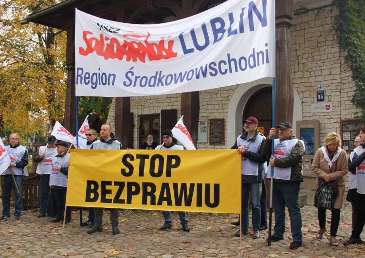  Pikieta Solidarności przed Muzeum Wsi Lubelskiej [VIDEO]