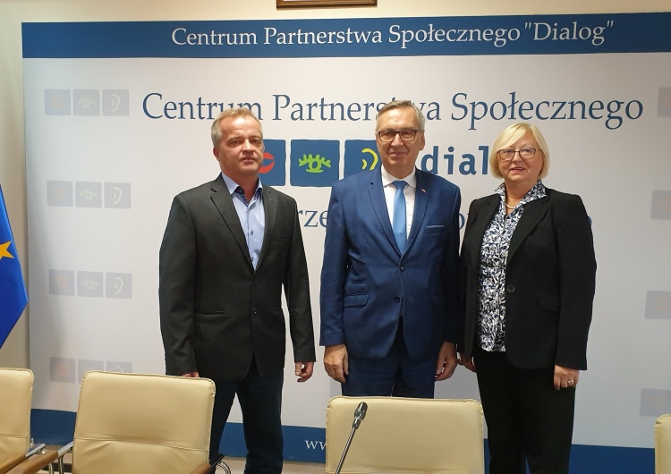 /fot. A. Kochańska Zbyszek Spendel współprzewodniczącym Zespołu Branżowego do spraw Pomocy Społecznej 