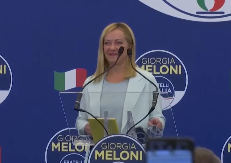 Giorgia Meloni Włochy. Giorgia Meloni: Dziękuję prezydentowi Dudzie za słowa uznania