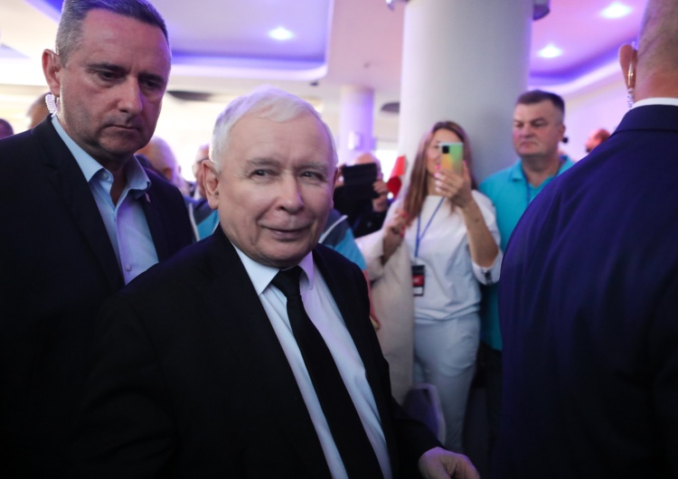 prezes PiS Jarosław Kaczyński Jarosław Kaczyński: Często mówię, że Wałęsa jest dowodem na istnienie Pana Boga