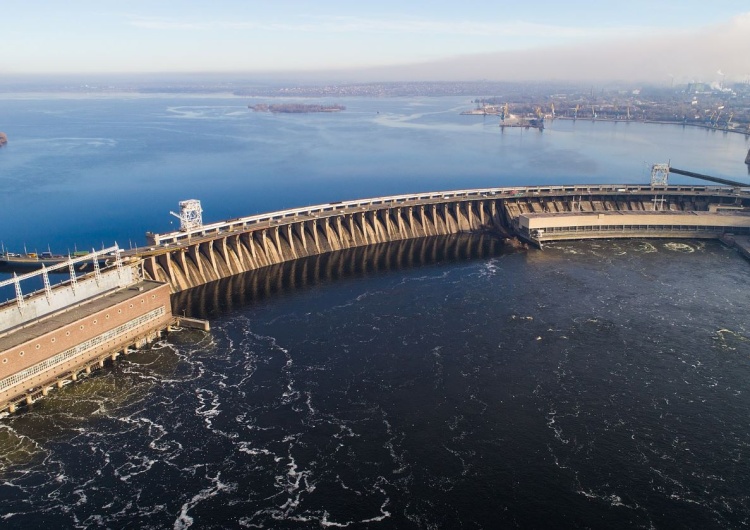 Dnieprzańska Elektrownia Wodna ISW: Rosjanie przygotowują się do przerwania tamy na Dnieprze
