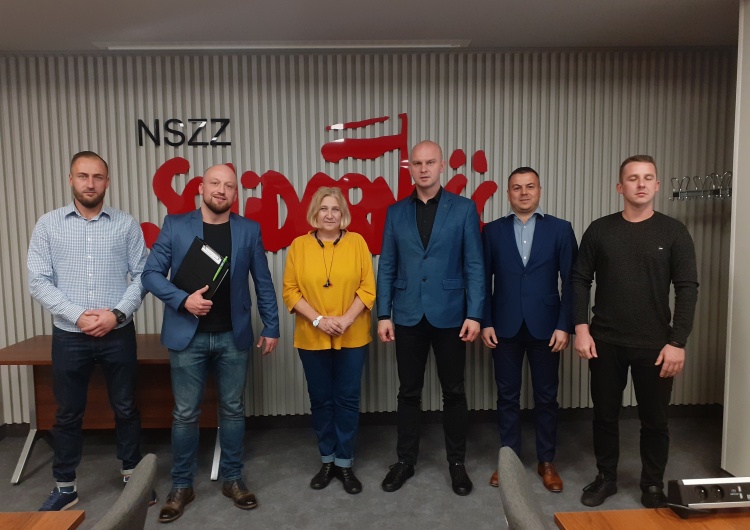 Spotkanie lubuskich strażaków z przedstawicielami Komisji Krajowej NSZZ „Solidarność”
