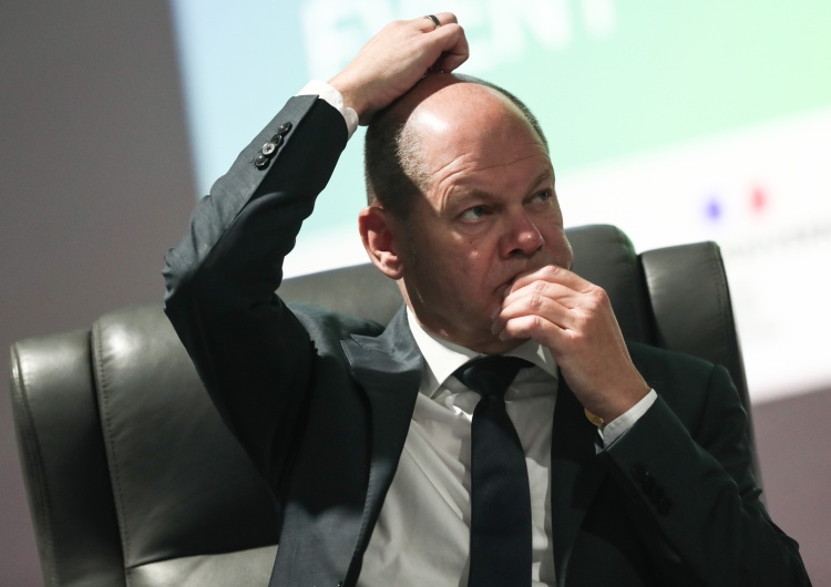 Kanclerz Niemiec Olaf Scholz Niemcy zmienili zdanie. Nie oddadzą Chińczykom producenta chipów