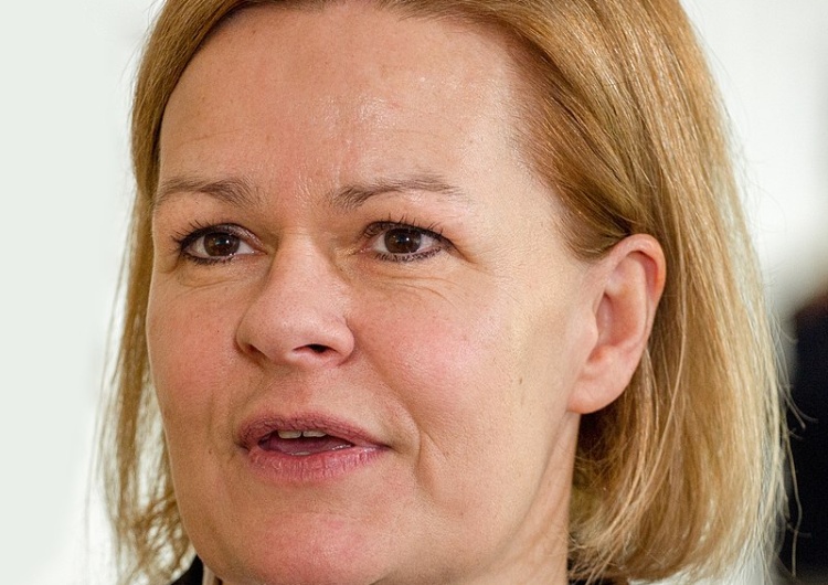 Nancy Feaser Szefowa niemieckiego MSW: To pozostanie hańbą naszego kraju