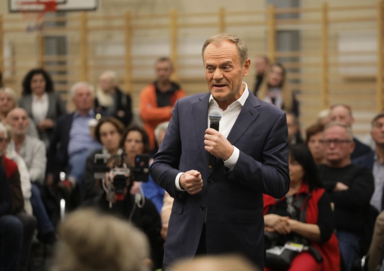 Donald Tusk w Piasecznie