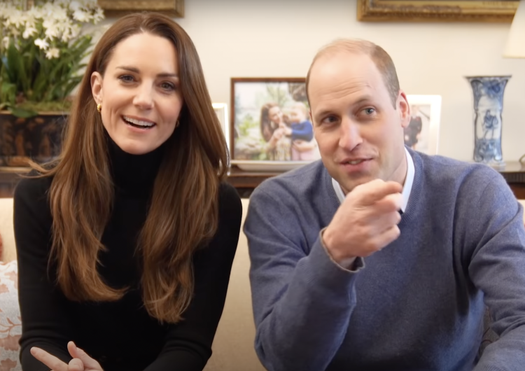 Książę William i Kate Middleton Burza w Pałacu Buckingham.