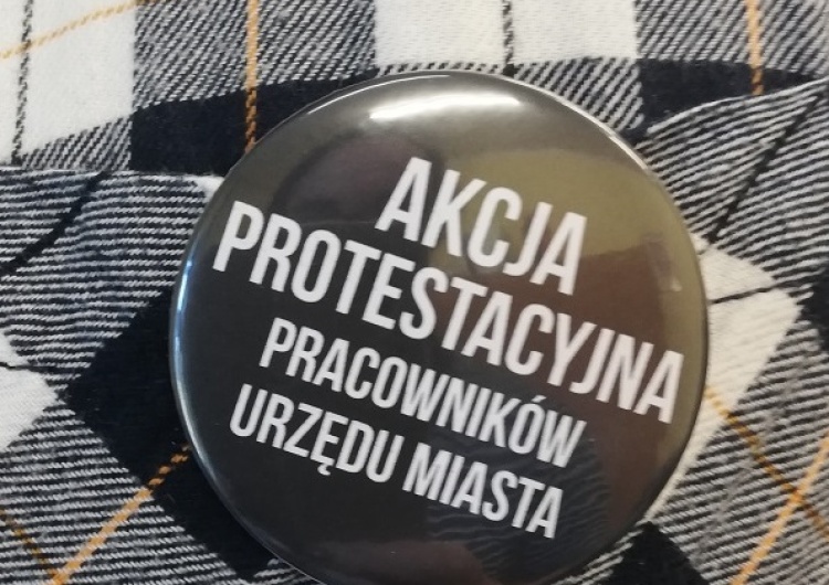 Akcja protestacyjna w Urzędzie Miasta Oświęcim
