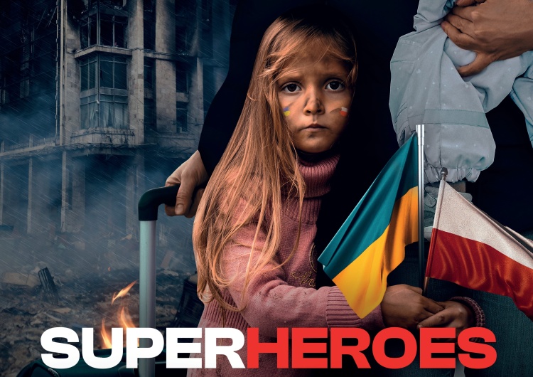 Plakat filmu dokumentalnego „Superheroes” Już niebawem premiera polskiego dokumentalnego filmu o Ukrainie. „Superheroes” jest inspiracją dla wszystkich