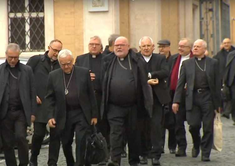 Niemiecki episkopat w Watykanie W Niemczech wrze po wizycie 