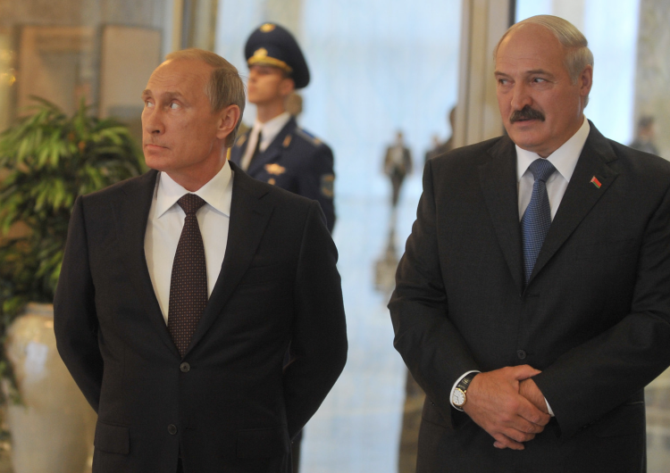 Władimir Putin i Aleksander Łukaszenka