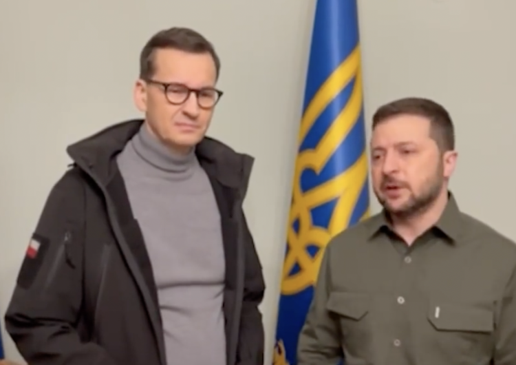 Wołodymyr Zelenski i Mateusz Morawiecki Jest wspólne oświadczenie premiera Polski i prezydenta Ukrainy [WIDEO]