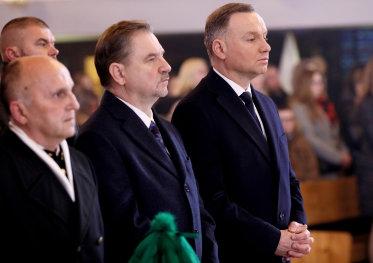 Andrzej Duda w KWK Pniówek: