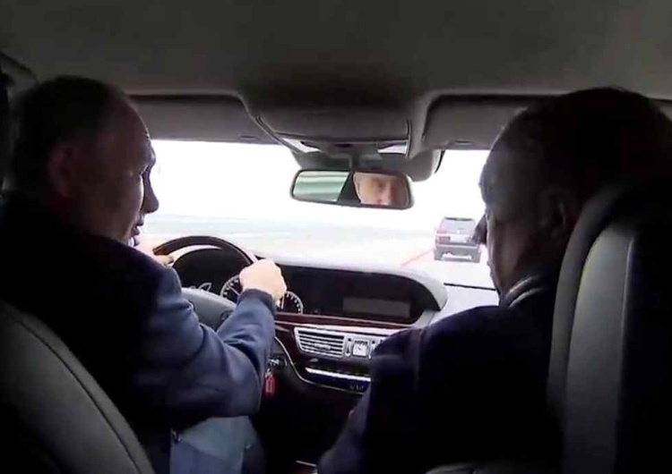 Władimir Putin Putin usiadł za kółkiem? Pojawiło się tajemnicze nagranie [WIDEO]