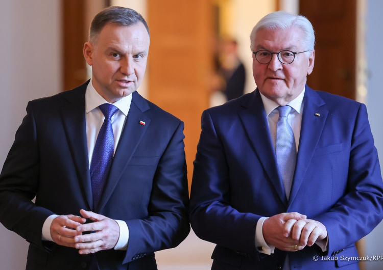 Prezydent RP Andrzej Duda i prezydent Niemiec Frank-Walter Steinmeier Andrzej Duda z wizytą w Berlinie. „Dziękuję za decyzję o wysłaniu do Polski rakiet Patriot”