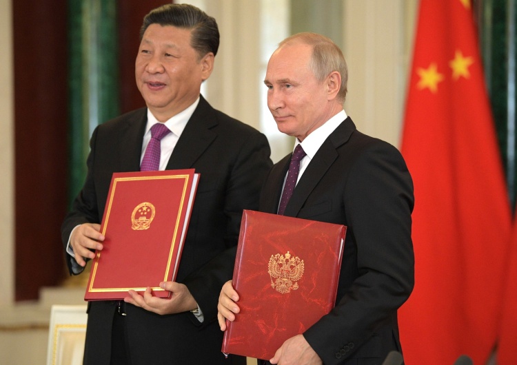 Xi Jinping i Władimir Putin Agencja Reutera: Rosja i Chiny przeprowadzą pod koniec grudnia wspólne manewry na morzu
