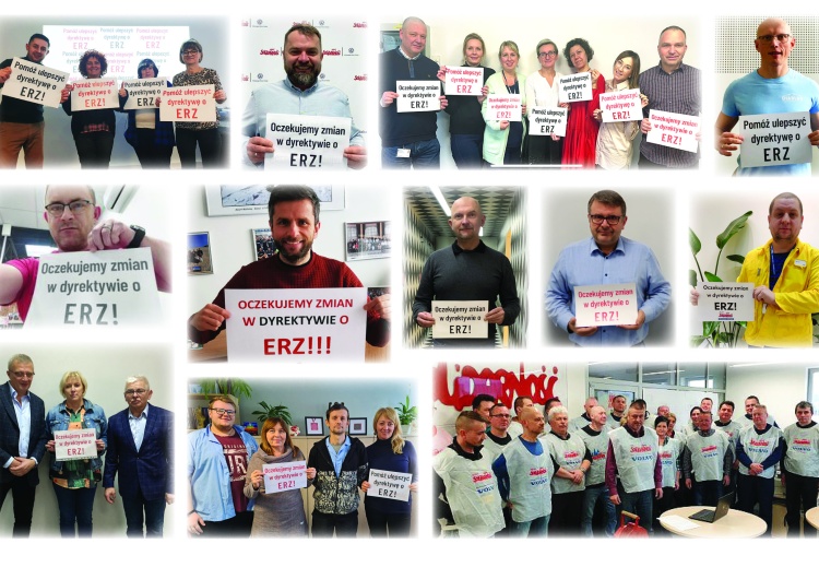 grafika. P.Machnica „Solidarnościowi” członkowie ERZ apelują do polskich europarlamentarzystów o poparcie zmian w dyrektywie!