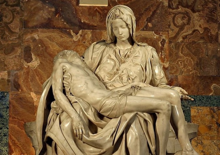 Pieta Michała Anioła. Bazylika św. Piotra. Watykan Tomasz Terlikowski: Pieta, obraz macierzyństwa