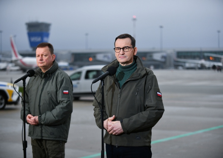Mateusz Morawiecki i Mariusz Błaszczak Niemieckie media: Polska chce trwale osłabić Rosję