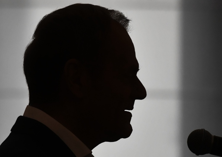 Przewodniczący PO Donald Tusk „Donald Tusk pełni rolę politycznego niemieckiego kolaboranta”