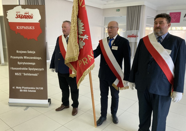  Związkowa sztafeta pokoleń u mleczarzy. WZD Krajowej Sekcji Przemysłu Mleczarskiego, Spirytusowego i Koncentratów Spożywczych NSZZ „S”