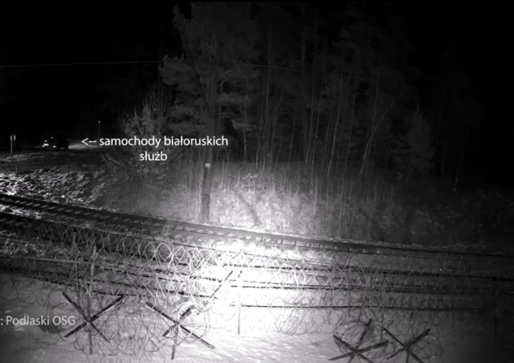 Niepokojące nagranie z granicy. Straż Graniczna: „Miejsce wybrano z premedytacją”