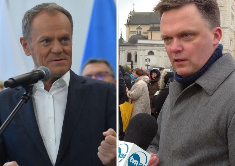Donadl Tusk | Szymon Hołownia Zbigniew Kuźmiuk: PO i Polska 2050 próbują „wysadzić w powietrze” kompromis z Brukselą