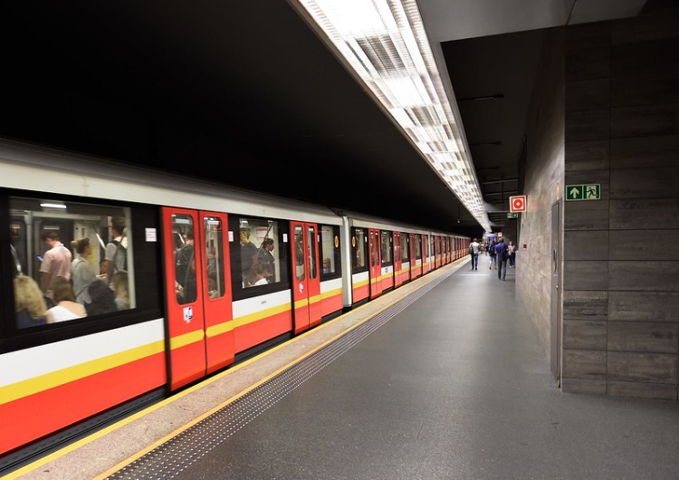 metro Warszawa Incydent w warszawskim metrze.