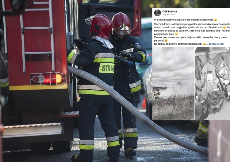 Tragiczne doniesienia z Belgii. Nie żyje dwóch polskich strażaków