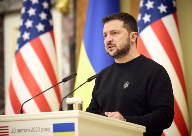Wołodymyr Zełenski Mocne wystąpienie Bidena w Warszawie. Jest reakcja Zełenskiego