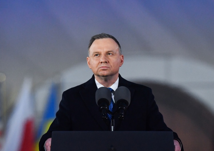 Andrzej Duda Prezydent Duda w CNN: Sama obecność prezydenta Bidena w Kijowie jest potężnym sygnałem i demonstracją siły