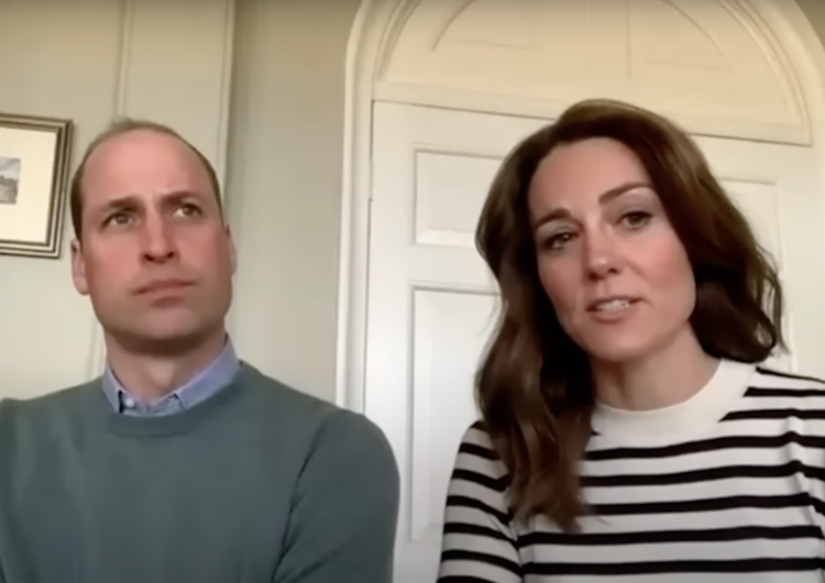 książę William i Kate Middleton Burza w Pałacu Buckingham.