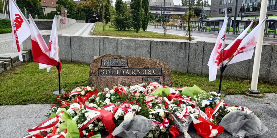 Olsztyn. Uczczono 45. rocznicę powstania NSZZ Solidarność