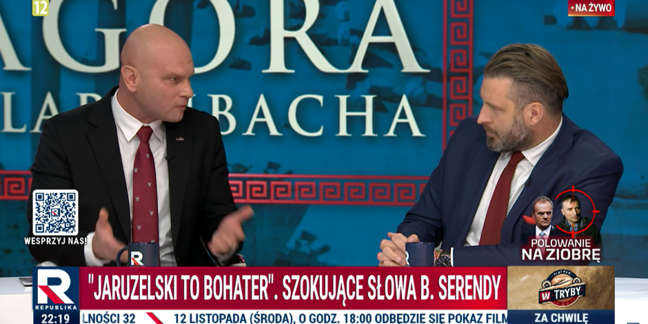 To ja Pana pytam, coście uczynili. Bartłomiej Mickiewicz zaorał Bartosza Serendę w TV Republika