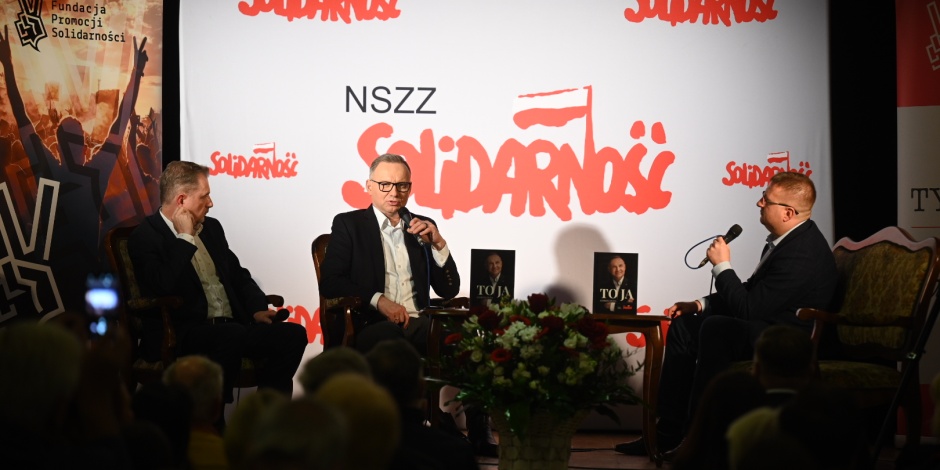 Solidarność była wyznacznikiem tej prezydentury. Za nami spotkanie wokół specjalnej edycji książki To ja. Andrzej Duda w Warszawie